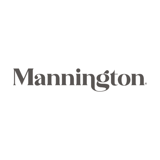 Mannington flooring logo representing high-quality hardwood, laminate, and luxury vinyl flooring designed for sustainable and modern home living.