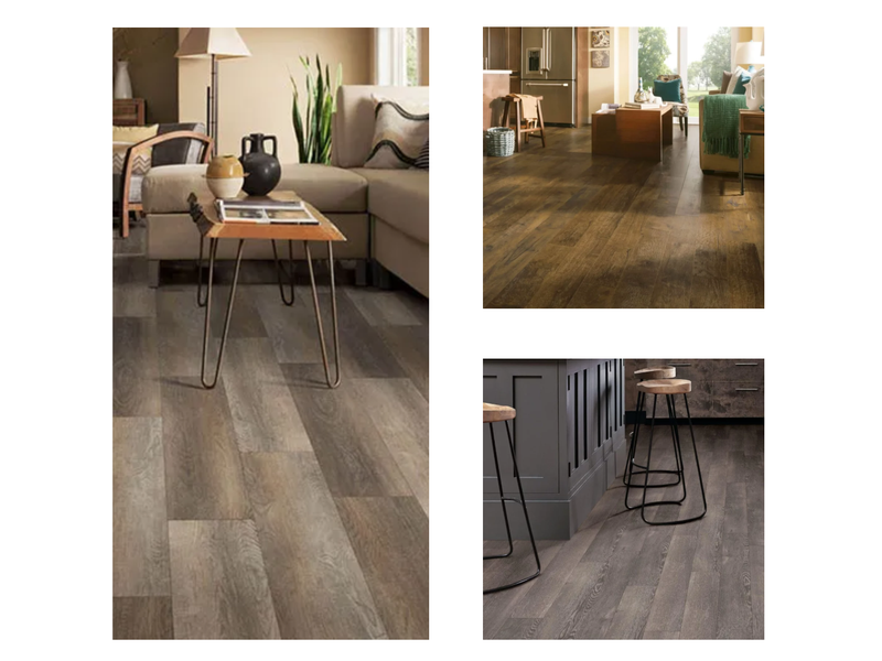 Luxury vinyl flooring is available in a wide selection of styles — from traditional to modern, elegant to rustic, formal to informal, and much more.
