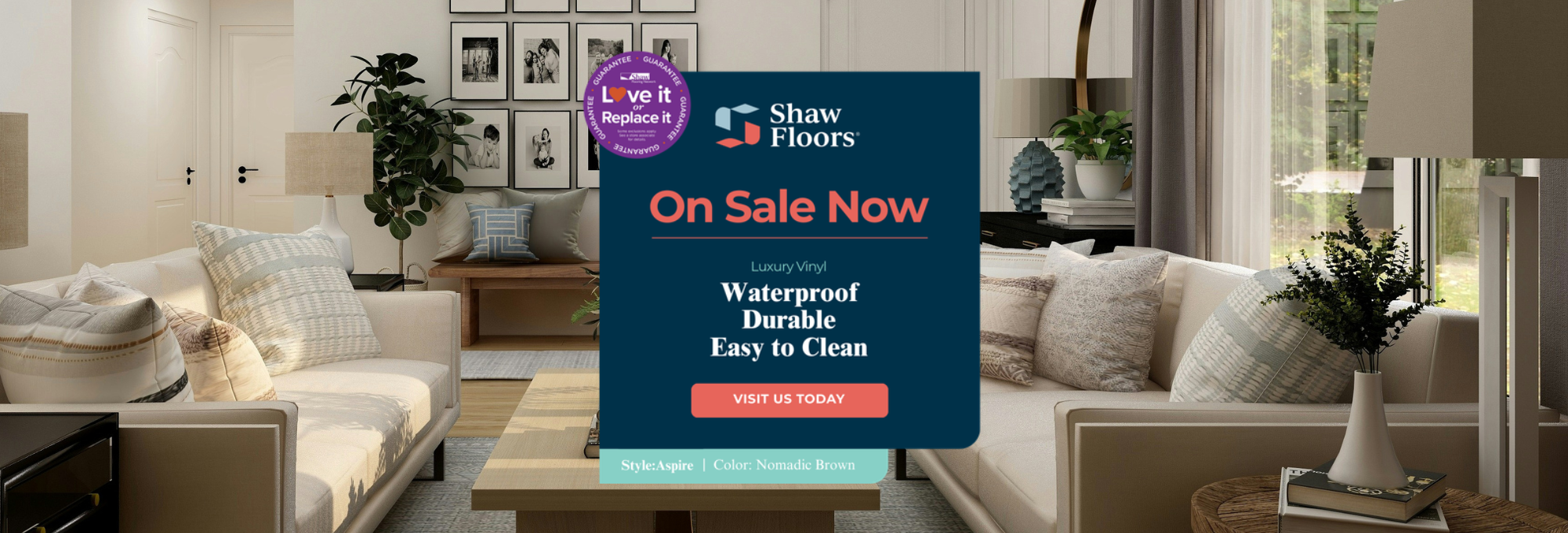 SHAW FLOORS SELECT ASPIRE NOW ON SALE!